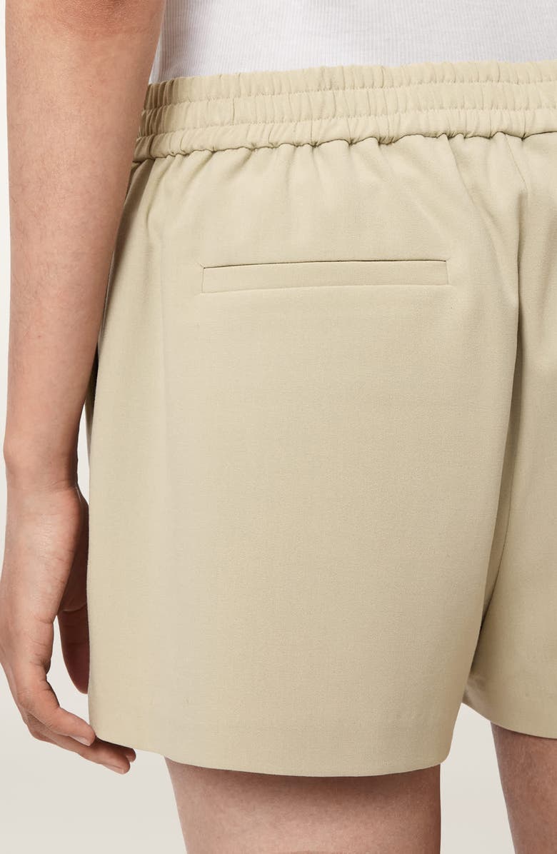 AllSaints Aleida Drawstring Shorts, Alternate, color, Haze Green
