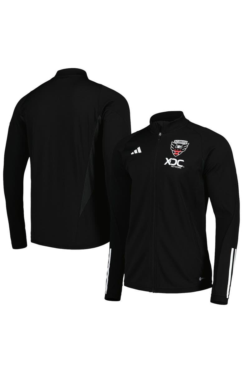 adidas Men's adidas Black D.C. United 2023 On-Field AEROREADY Full-Zip Training Top, Main, color, 