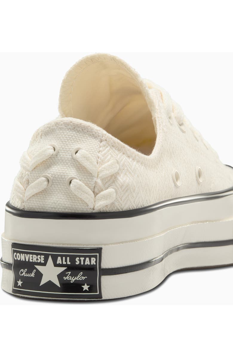 Converse Chuck 70 Canvas Sneaker, Alternate, color, Egret/ Black/ Egret