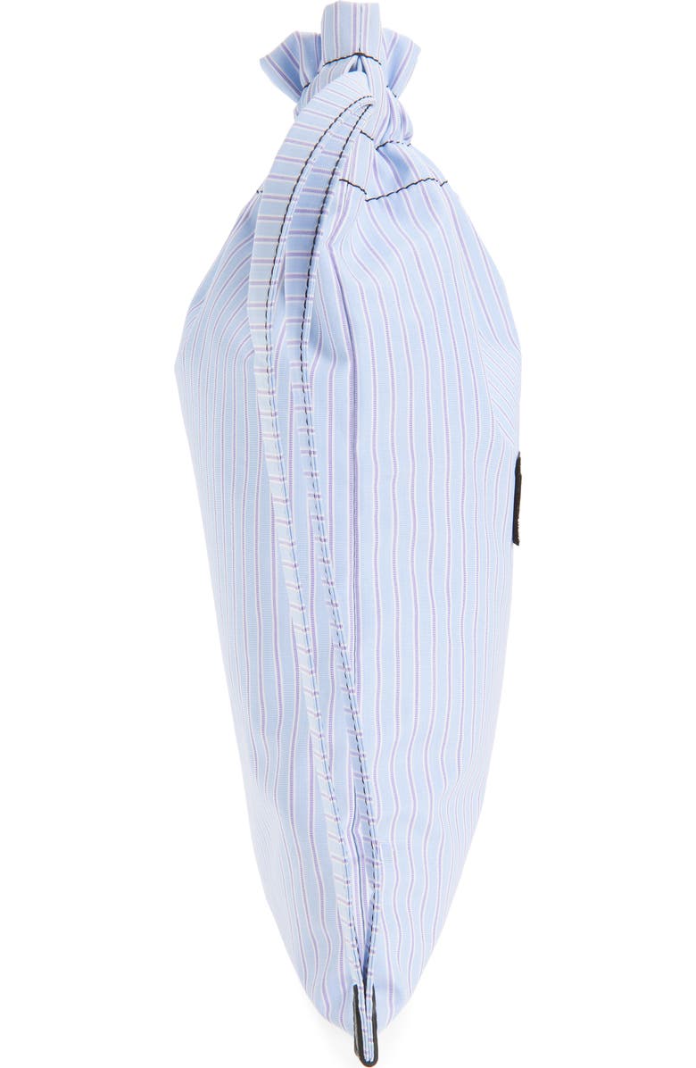 Dolce&Gabbana Stripe Poplin Crossbody Bag, Alternate, color, Multicolor Azzurro