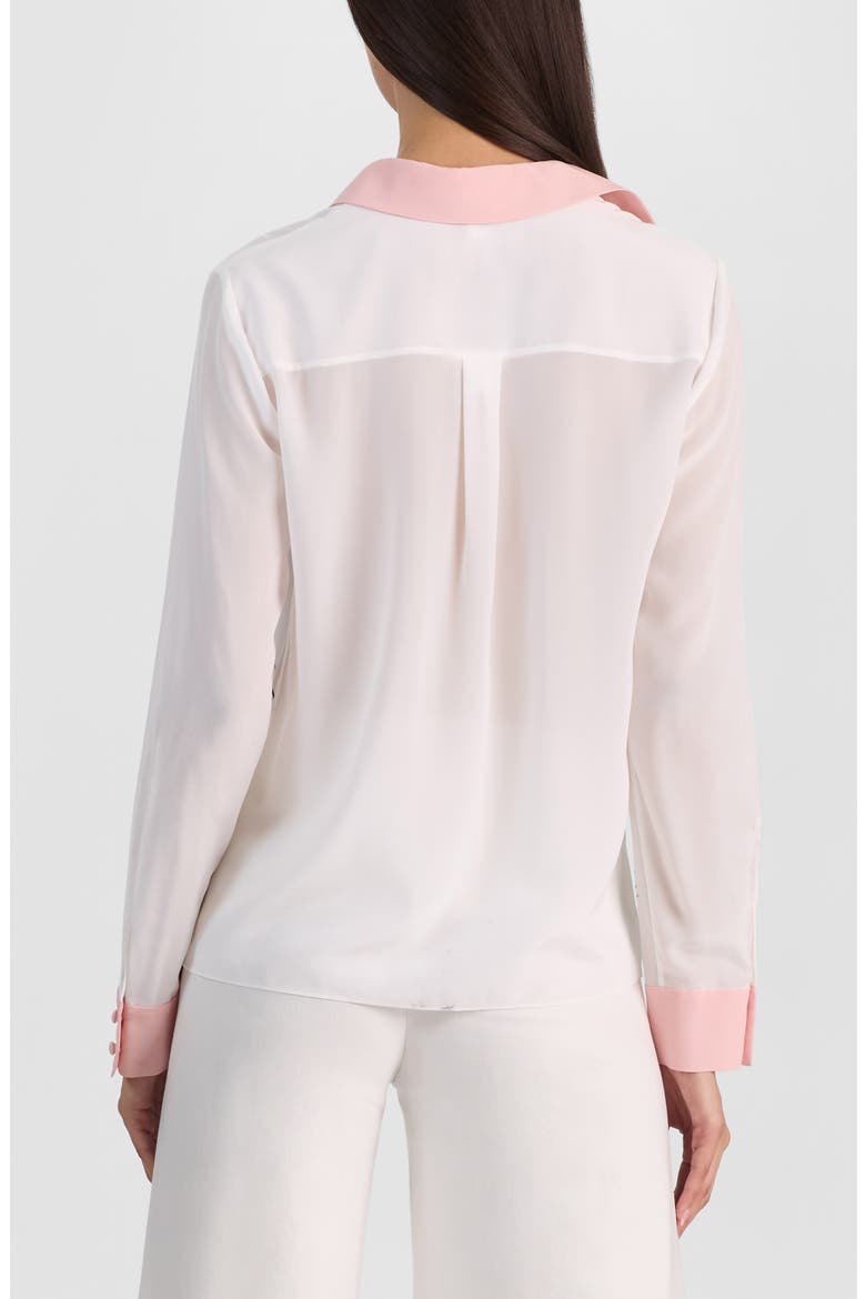 Willa Print Silk Button-Up Shirt, Alternate, color, COCKTAIL CLUB