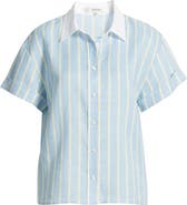 FRAME The Linen Boardwalk Button-Up Shirt