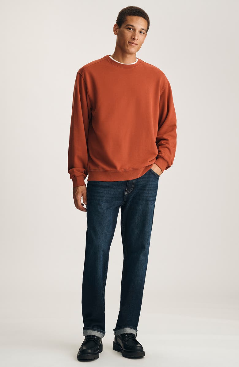 Mavi Jeans Loose Fit Cotton Crewneck Sweatshirt, Alternate, color, 