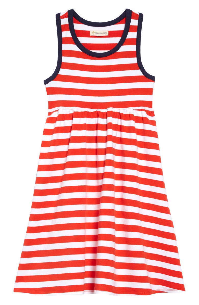Tucker + Tate Racerback Stripe Dress, Main, color, 