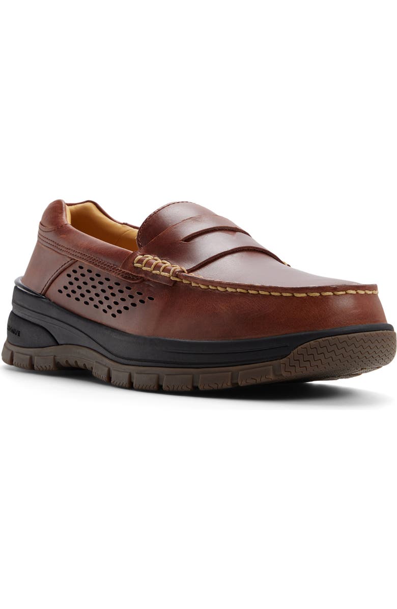 Sperry Gold Cup Billfish Penny Loafer, Main, color, Dark Red Brown