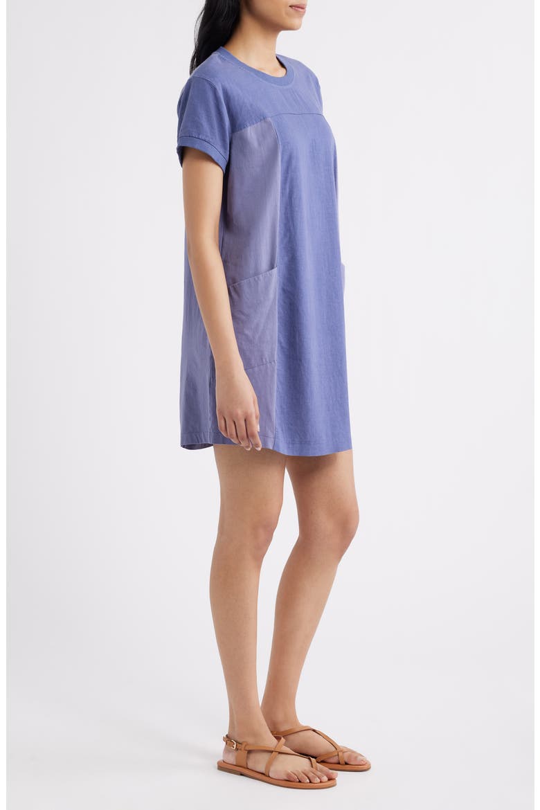 Crewneck Minidress, Alternate, color, SMOKE