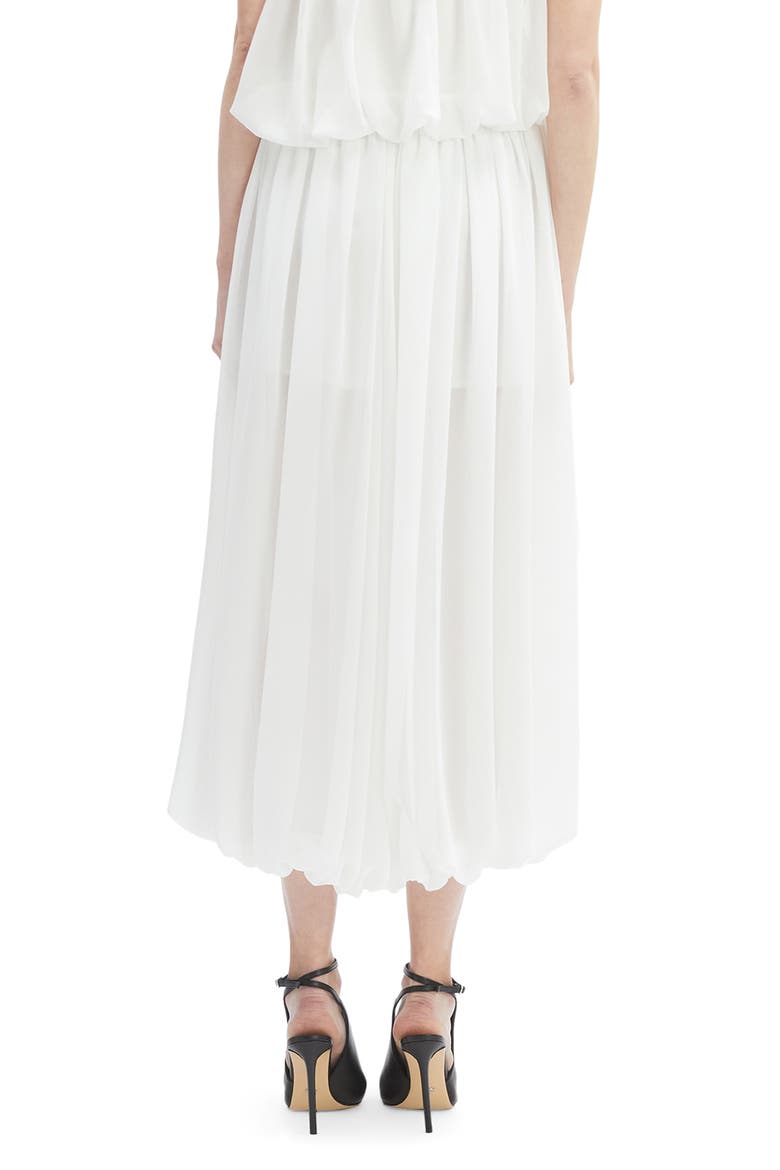 Corina Chiffon Bubble Maxi Skirt, Alternate, color, IVORY