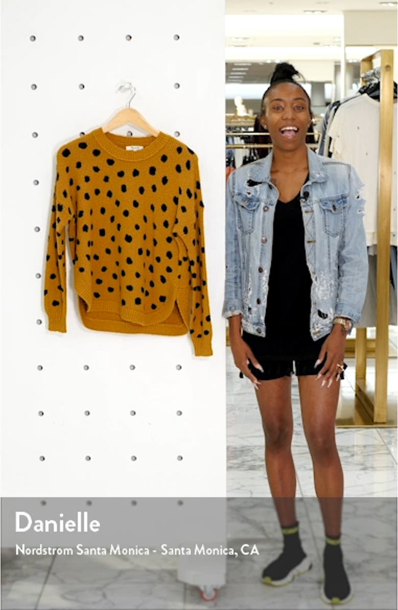 Painted Spots Pullover Sweater, sales video thumbnail