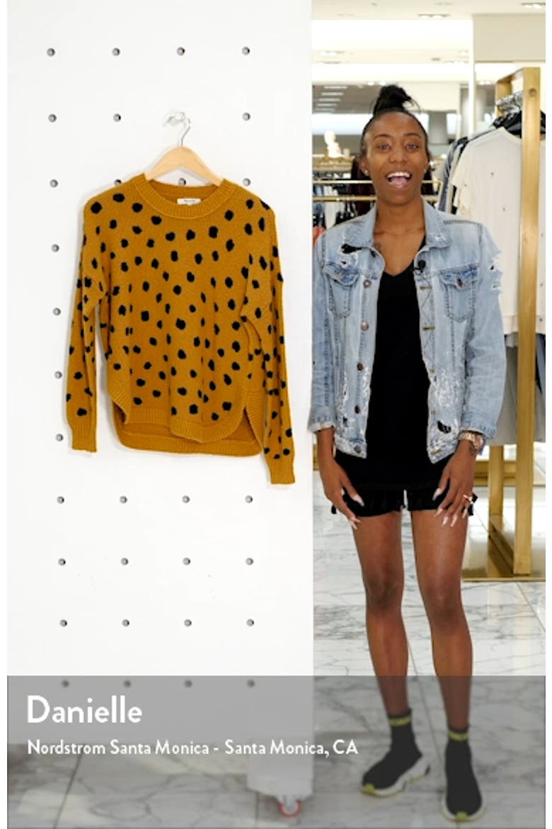 Painted Spots Pullover Sweater video