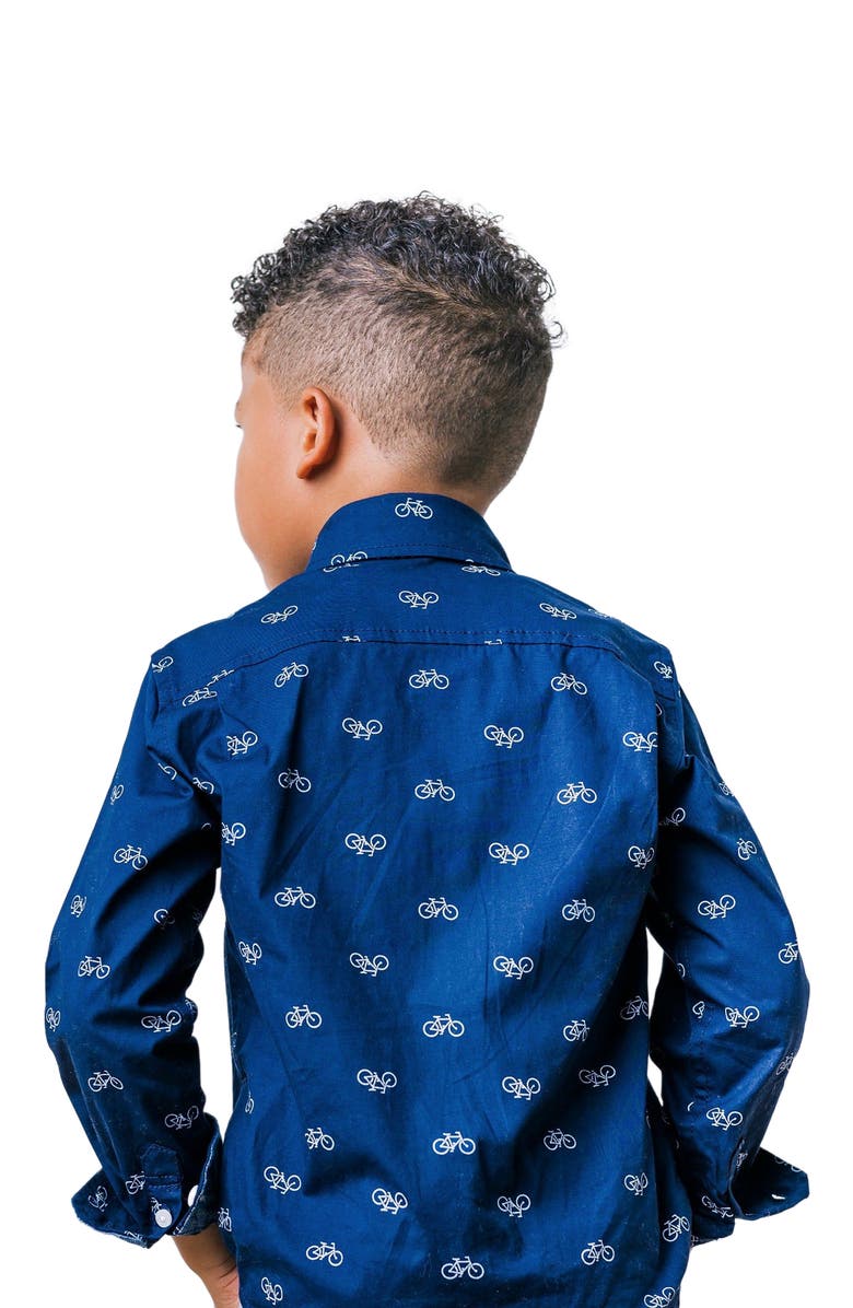 Hope & Henry Boys' Organic Stretch Poplin Shirt, Kids, Alternate, color,