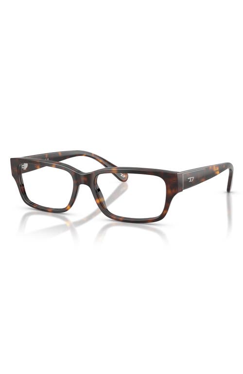 Diesel ® 56mm Square Optical Glasses