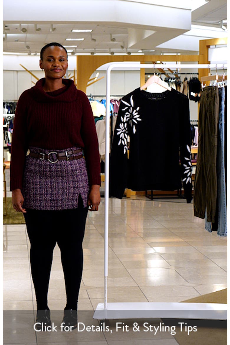 Embroidered Floral Sweater video