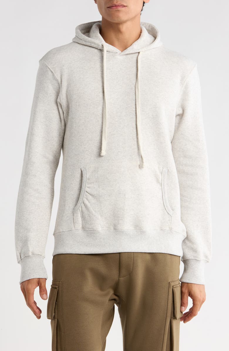 FLEECE FACTORY Comfort Stretch Core Hoodie, Main, color, Heather Natural