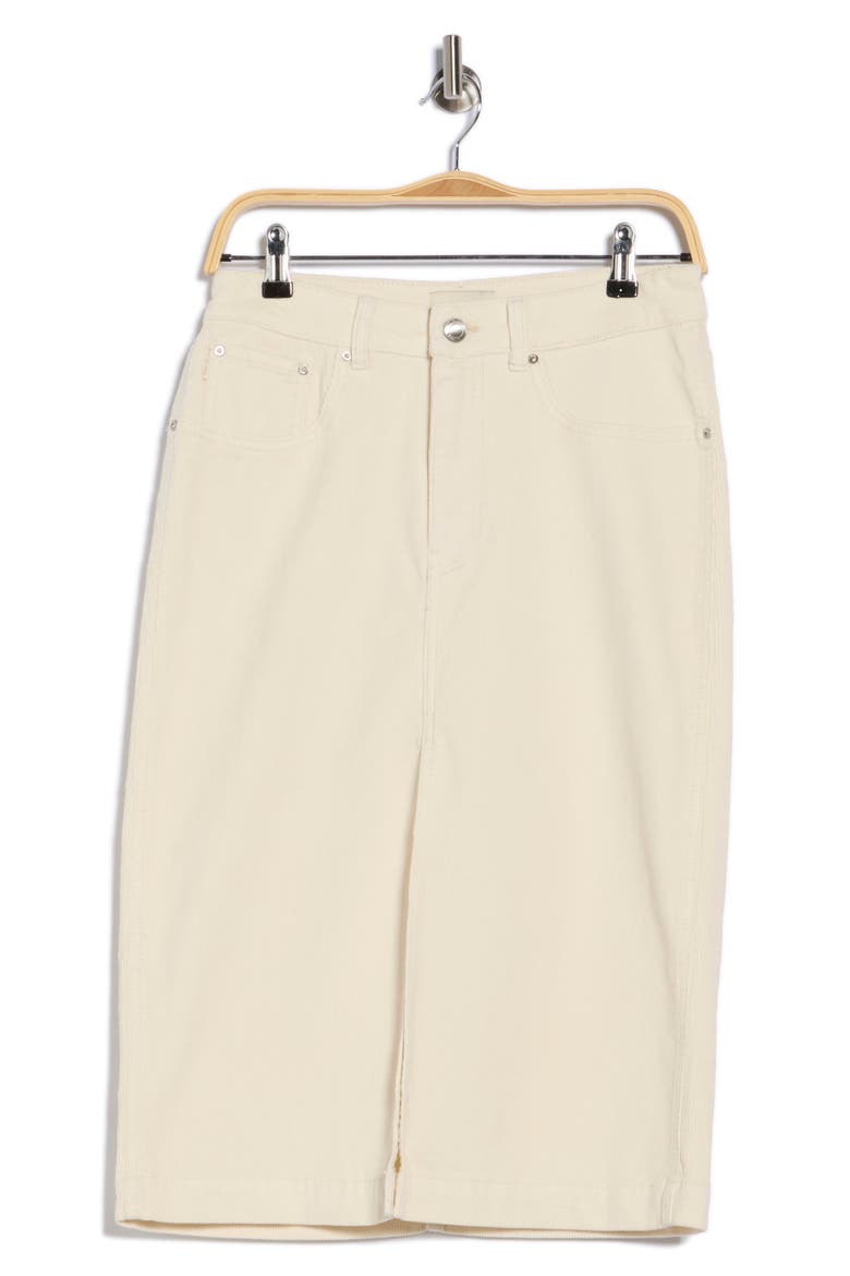 Lexie Denim Skirt, Alternate, color, MANILLA