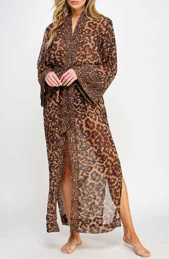 Juliana Leopard Print Robe