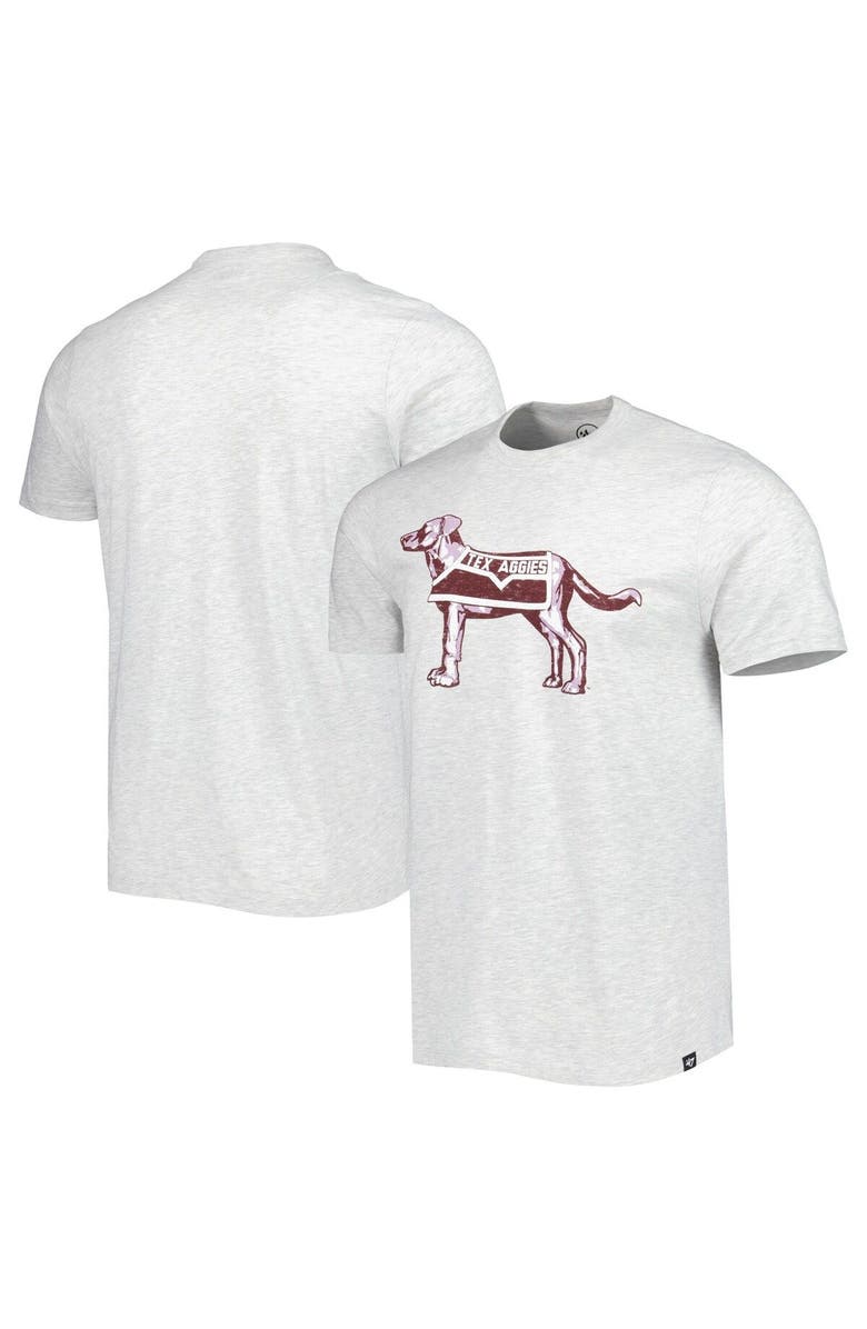 '47 Men's '47 Heathered Gray Texas A&M Aggies Premier Franklin T-Shirt, Main, color, 