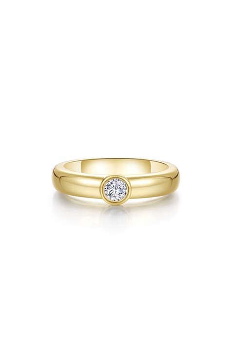 Minimal Embrace Simulated Diamond Ring