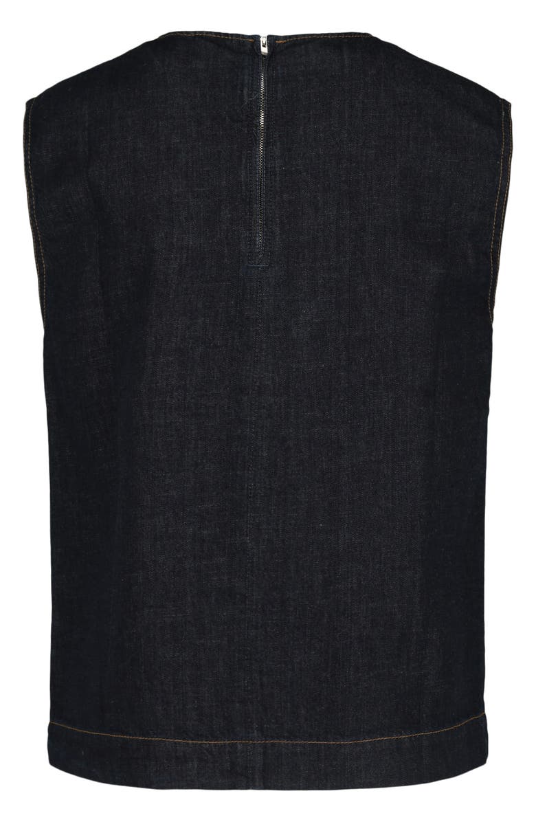 Stella McCartney Piper Denim Sleeveless Top, Alternate, color,