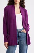 Caslon® Open Front Cardigan