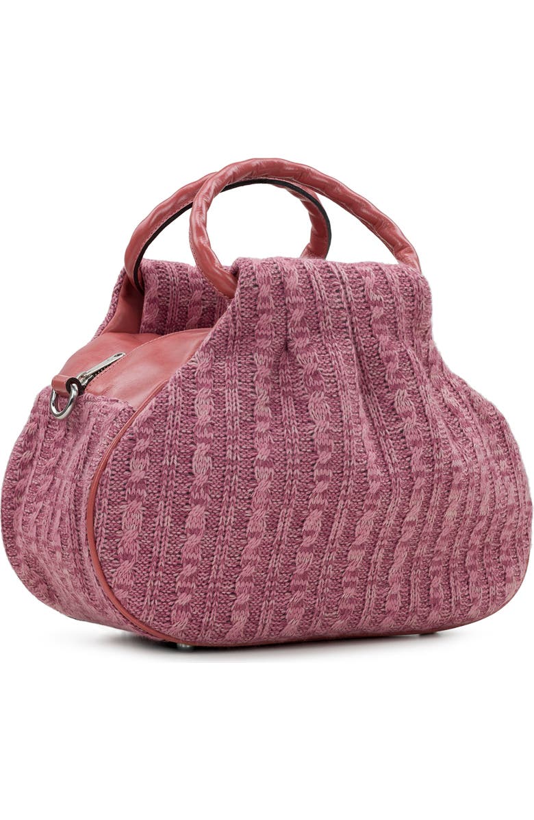 Patricia Nash Linley Tweed Bucket Bag, Alternate, color, Old Rose
