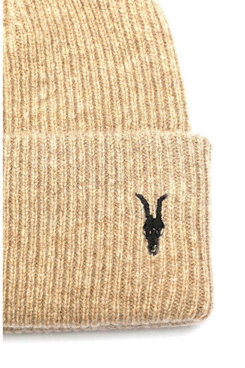 Ramskull Wool Beanie, Alternate, color, DARK ECRU BEIGE