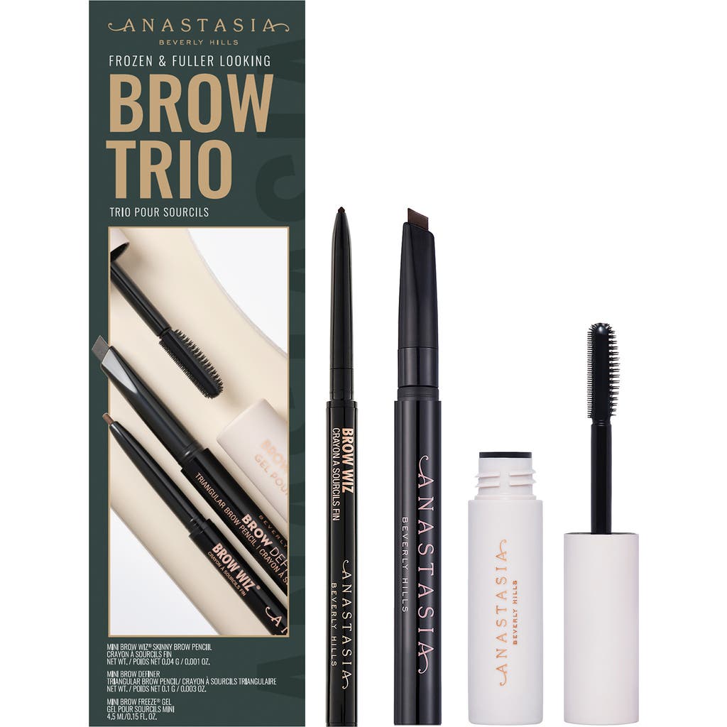 Anastasia Beverly Hills Frozen & Fuller-Looking Brow Trio in Dark Brown