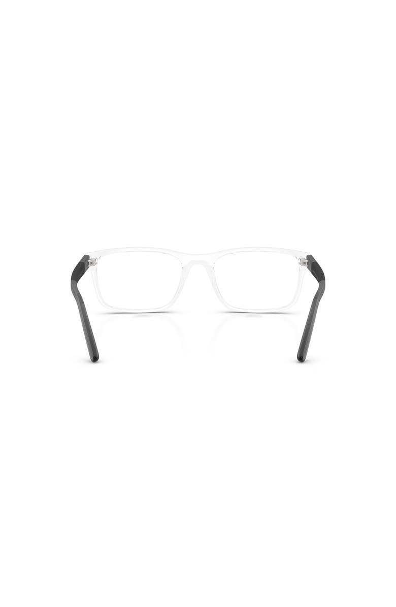 Polo Ralph Lauren 57mm Rectangle optical glasses, Alternate, color, Transparent