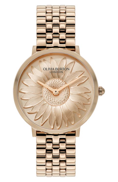 Sunflower Bracelet Watch, 35mm