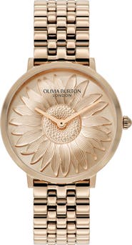 Olivia Burton Sunflower Bracelet Watch, 35mm