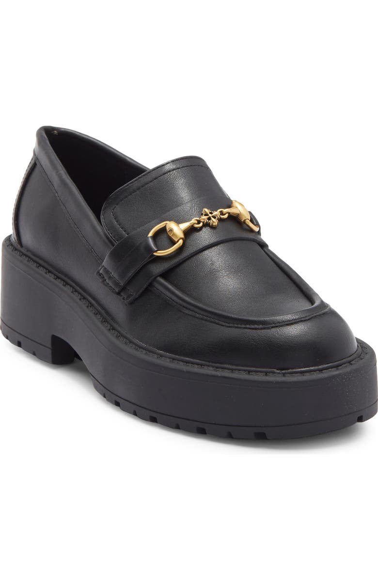 Steve Madden Marleigh Bit Loafer, Main, color, Black