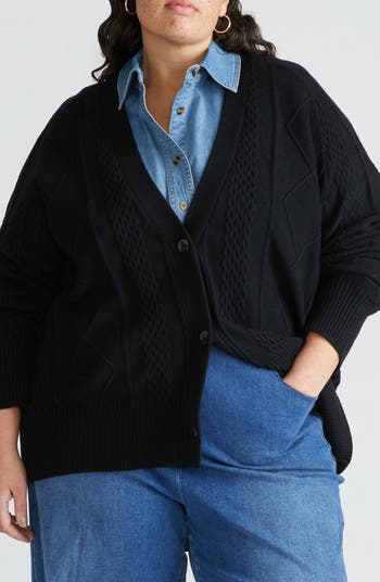 【大放出セール】 Stitch Cable Mixed Standard Universal Cardigan Nordstrom | トップス
