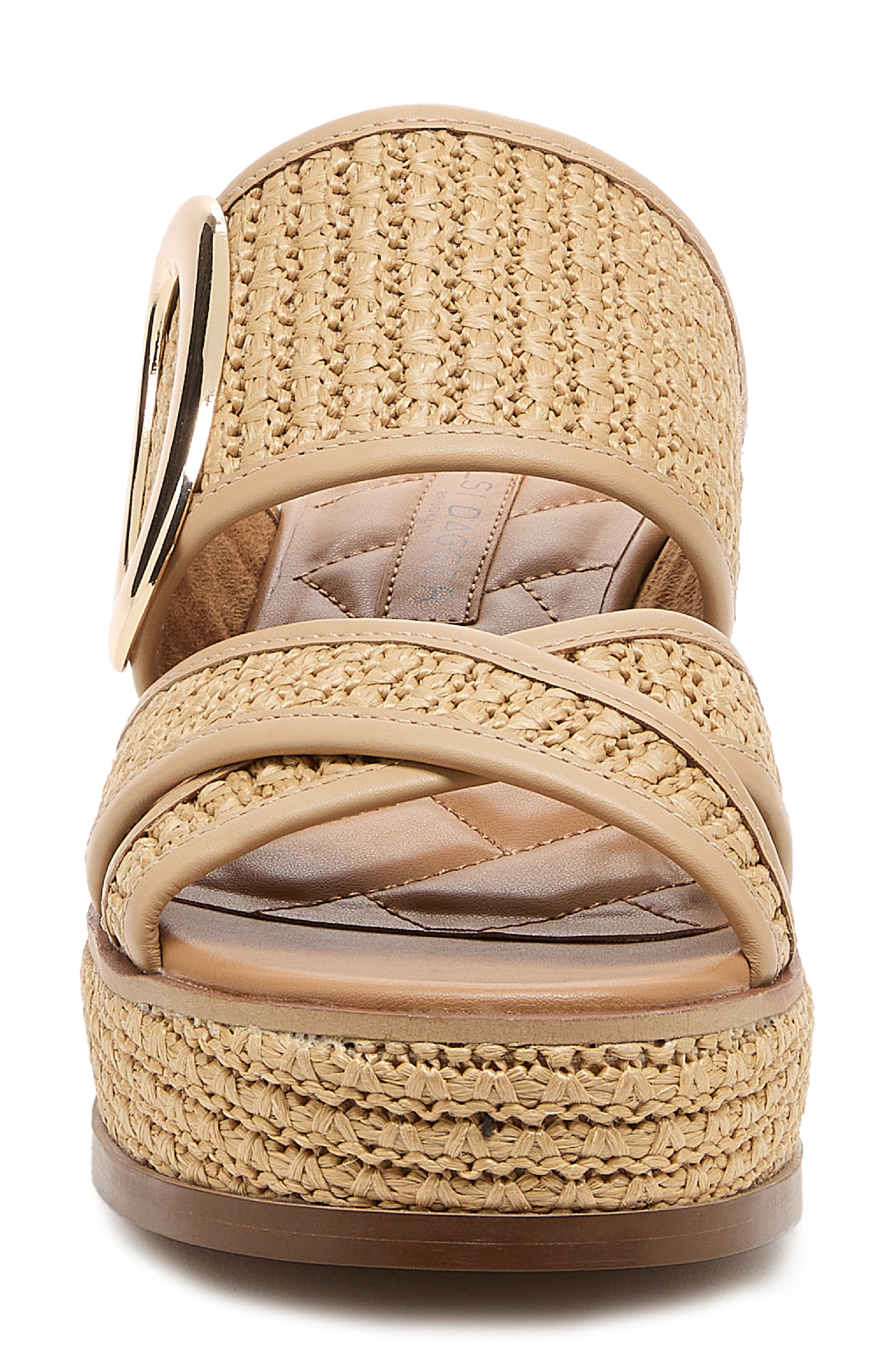 Kelsi Dagger Brooklyn Nina Platform Slide Sandal, Alternate, color, Natural