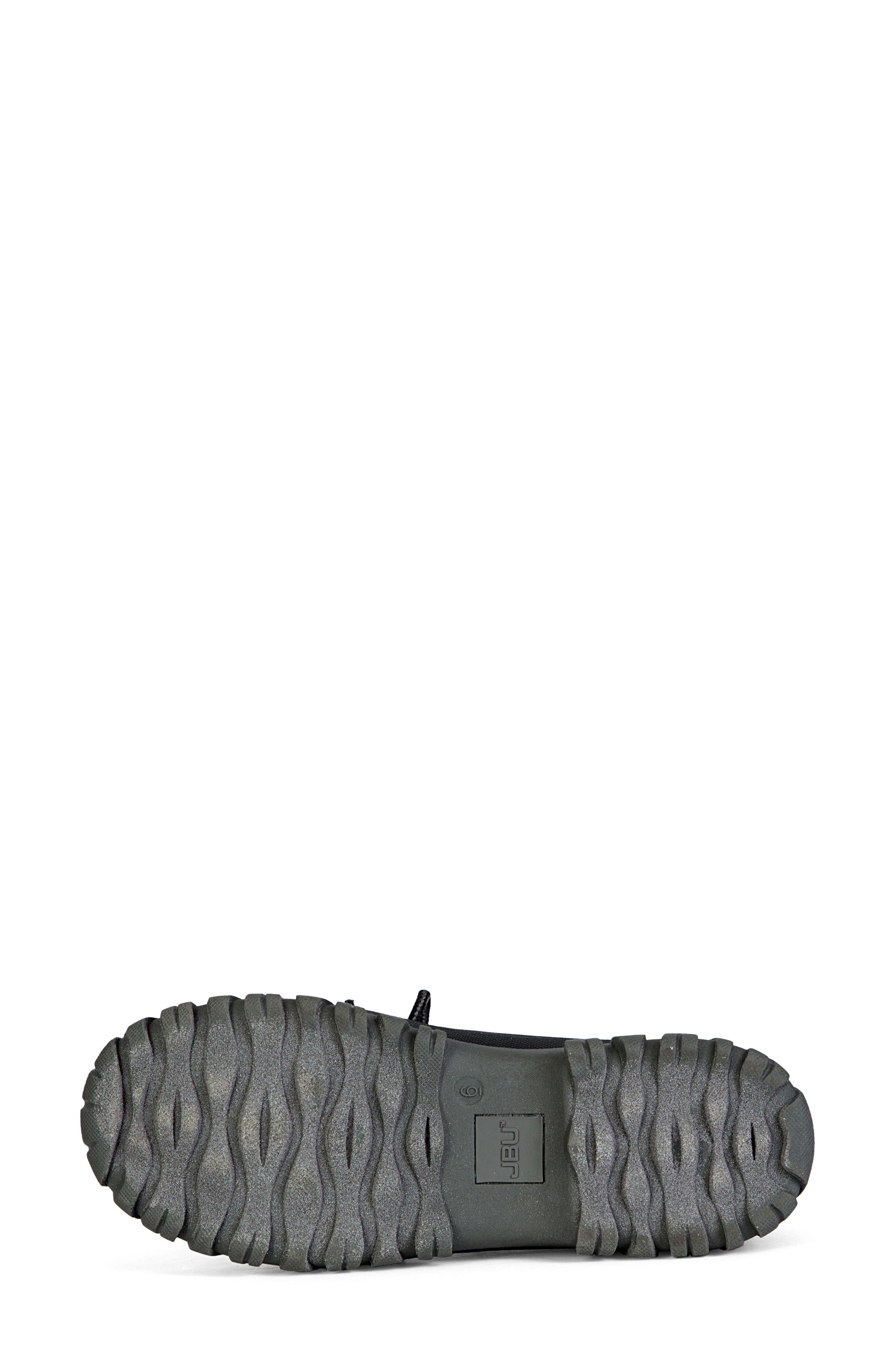 Willow Waterproof Faux Leather Shoe, Alternate, color, BLACK
