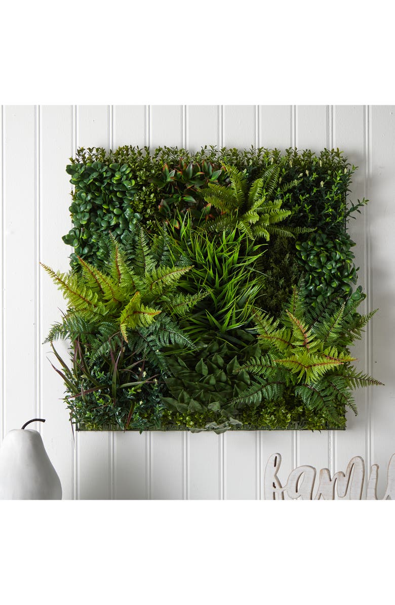NEARLY NATURAL Artificial Foliage Wall Panel, Alternate, color,