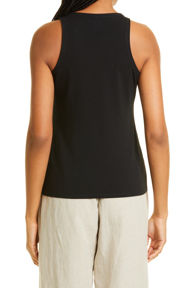 Eileen Fisher Slim Fit Scoop Neck Tank, Alternate, color, 