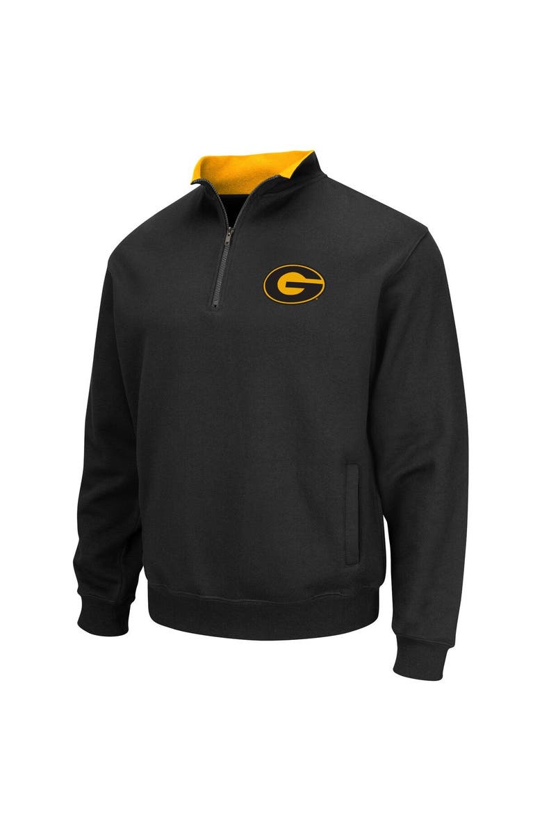 COLOSSEUM Men's Colosseum Black Grambling Tigers Tortugas Quarter-Zip Sweatshirt, Alternate, color, Black