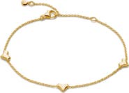 Monica Vinader Heart Station Bracelet