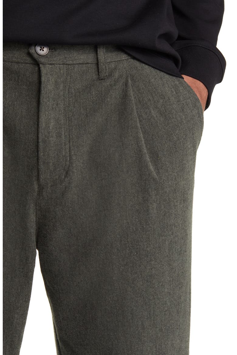 The Pleated Flex Pants, Alternate, color, GREEN