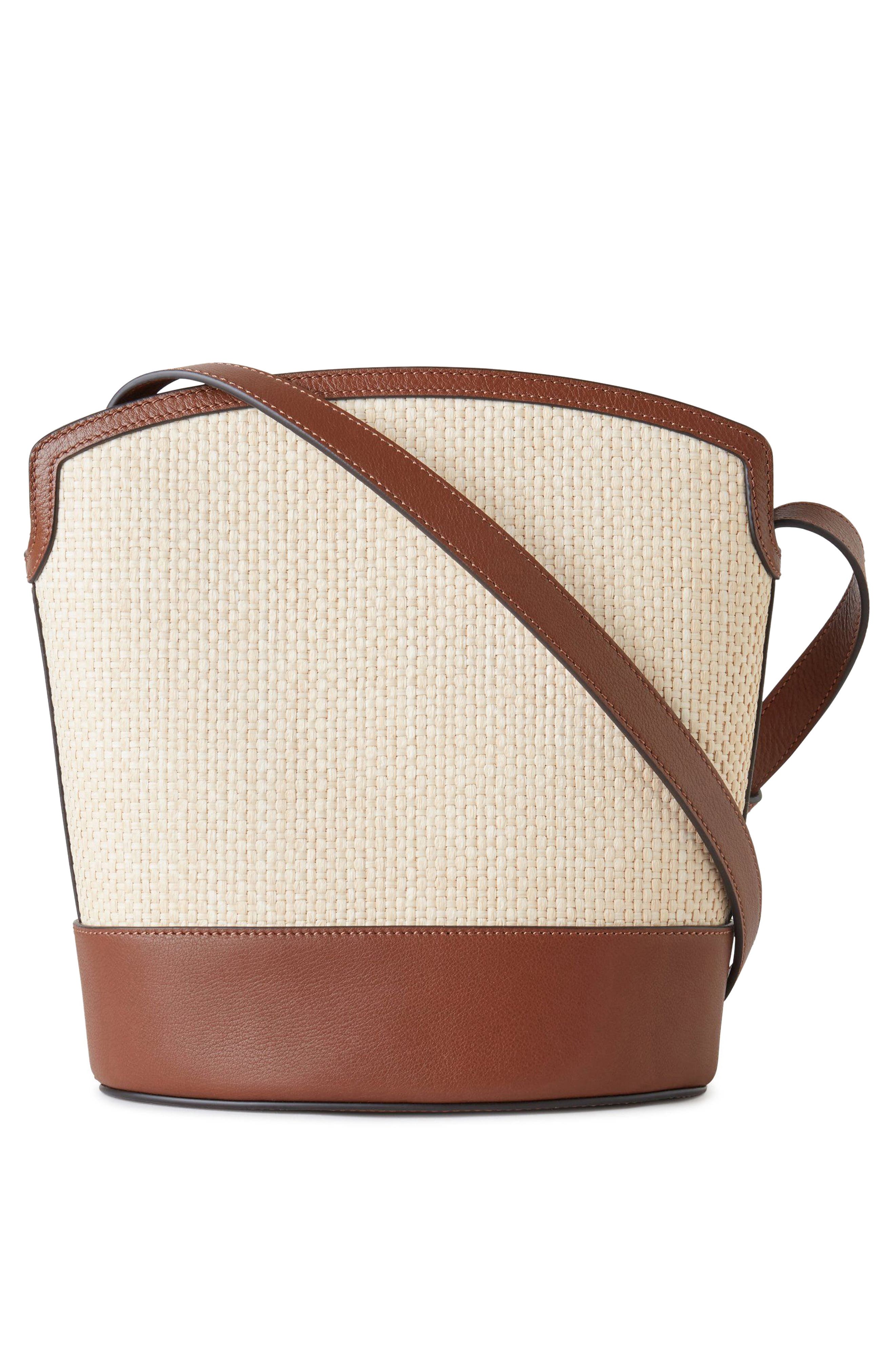 Mulberry Pimlico Raffia Bucket Bag, Alternate, color, 