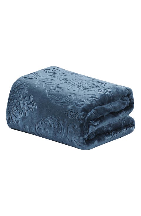Embossed Versailles Throw Blanket