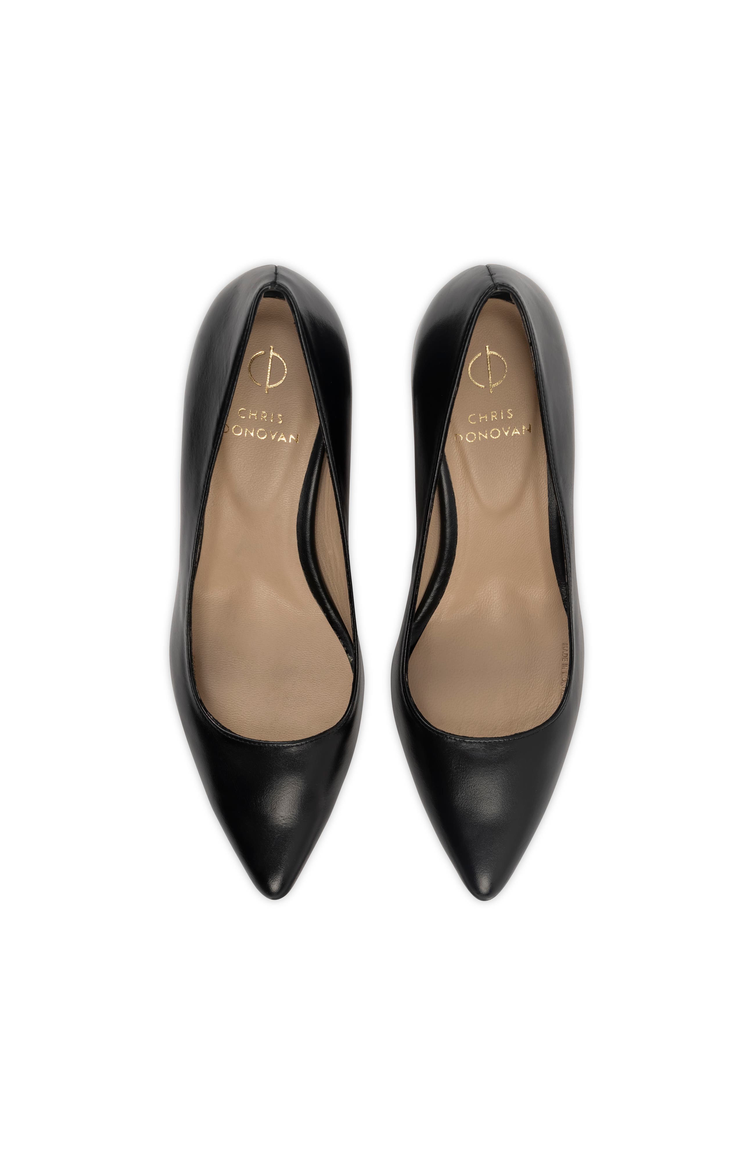 Chris Donovan Footwear Luminous Pump, Alternate, color, Black