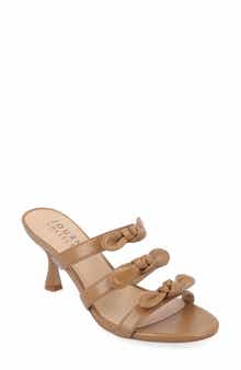 Journee Collection Kristina Bow Strap Slide Sandal