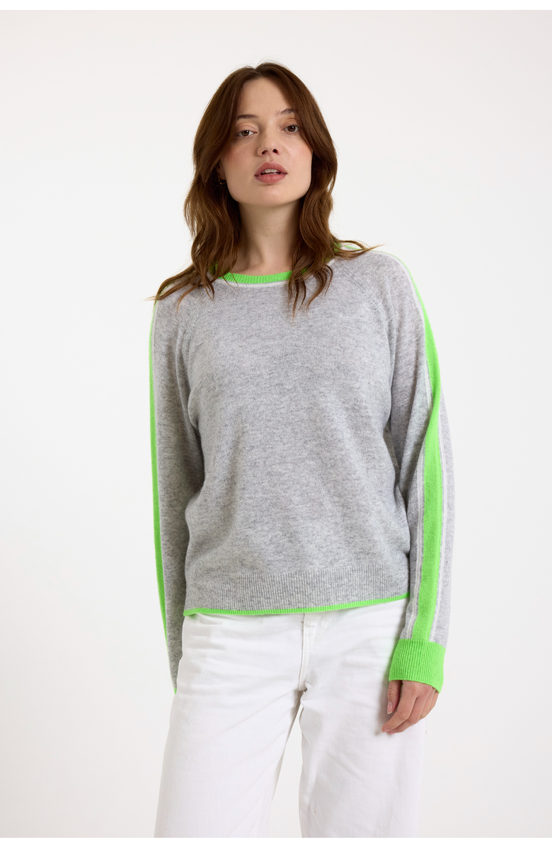 Brodie Pure Cashmere Long Sleeve 100% Cashmere Sweater, Alternate, color, Super Grey