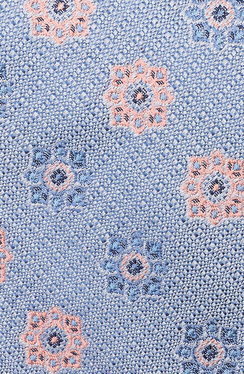 Nordstrom Atwood Medallion Cotton Jacquard Tie, Alternate, color, Blue Medallion