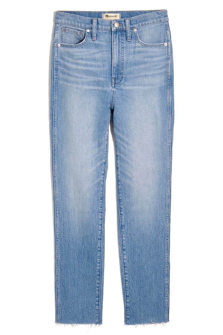Raw Hem Stovepipe Jeans, Alternate, color, DEVOE
