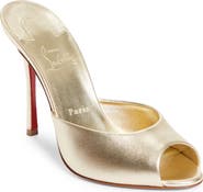 Christian Louboutin Me Dolly Peep Toe Slide Sandal