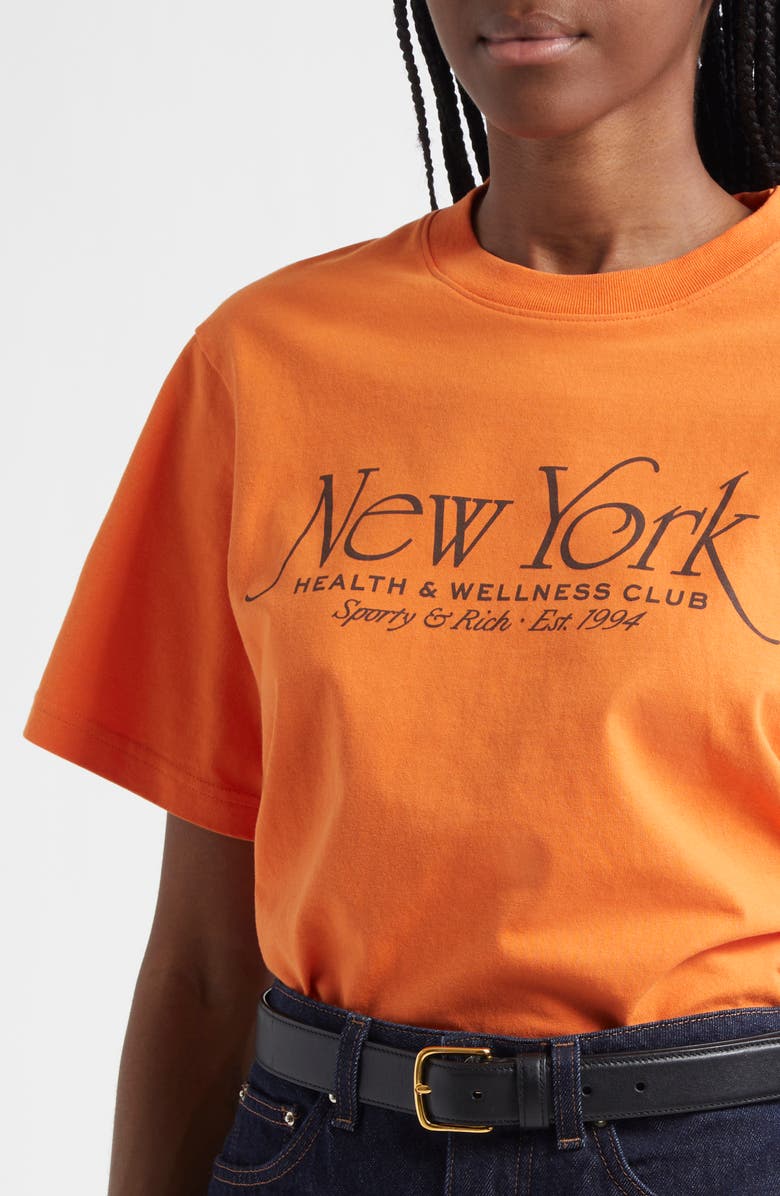 Sporty & Rich New York '94 Cotton Graphic T-Shirt, Alternate, color, 