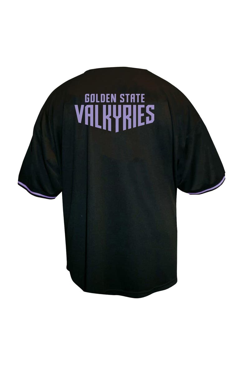 Men's Fanatics  Eclipse Black Golden State Valkyries Big & Tall Full-Button Fashion Jersey, Alternate, color, Eclipse Black