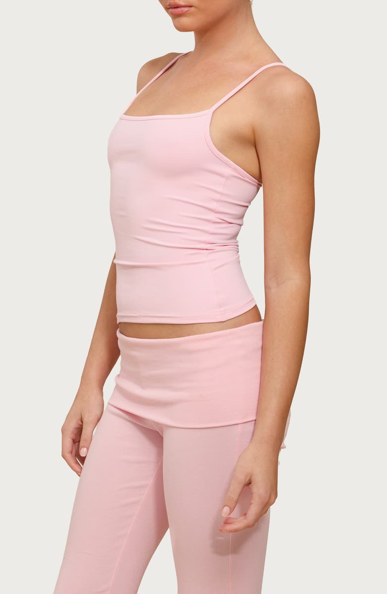 EDIKTED Blonka Crop Camisole, Alternate, color, Pink