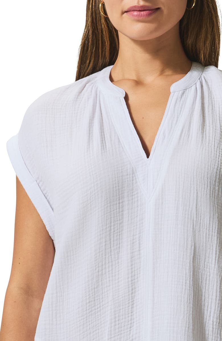 Splendid Adele Cotton Gauze Minidress, Alternate, color,